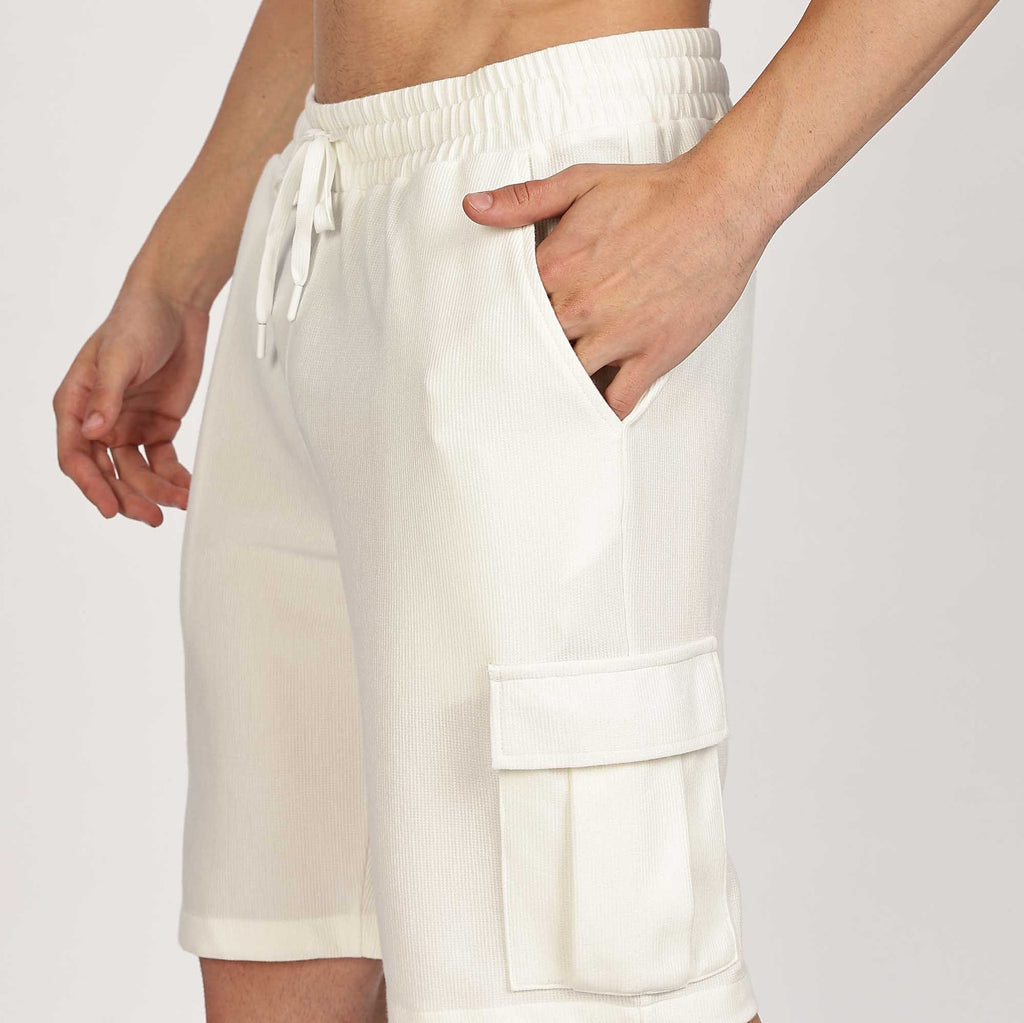 Co-Ord Set -Drawstring Cargo Shorts