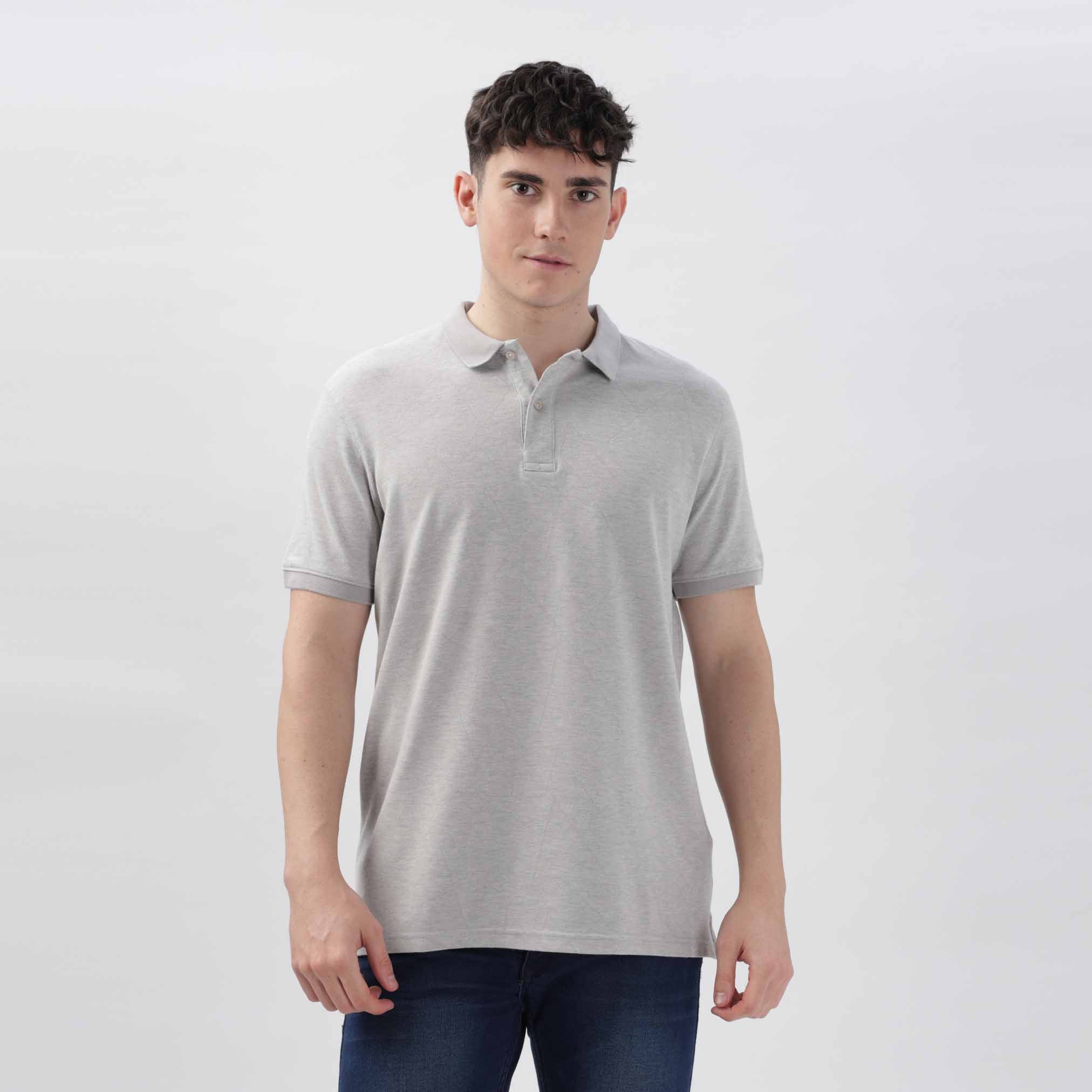 Polygon Pattern Polo Regular fit T shirt