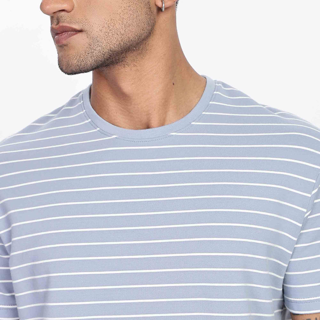 Classic Soft Stripe Crew Neck T-Shirt