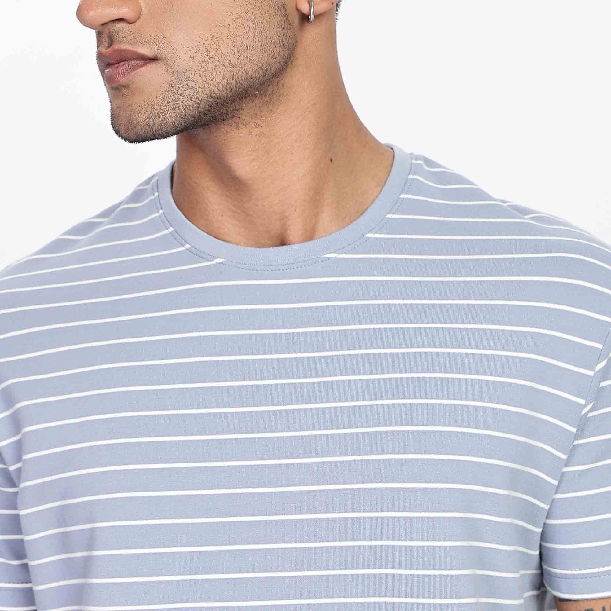 Classic Soft Stripe Crew Neck T-Shirt