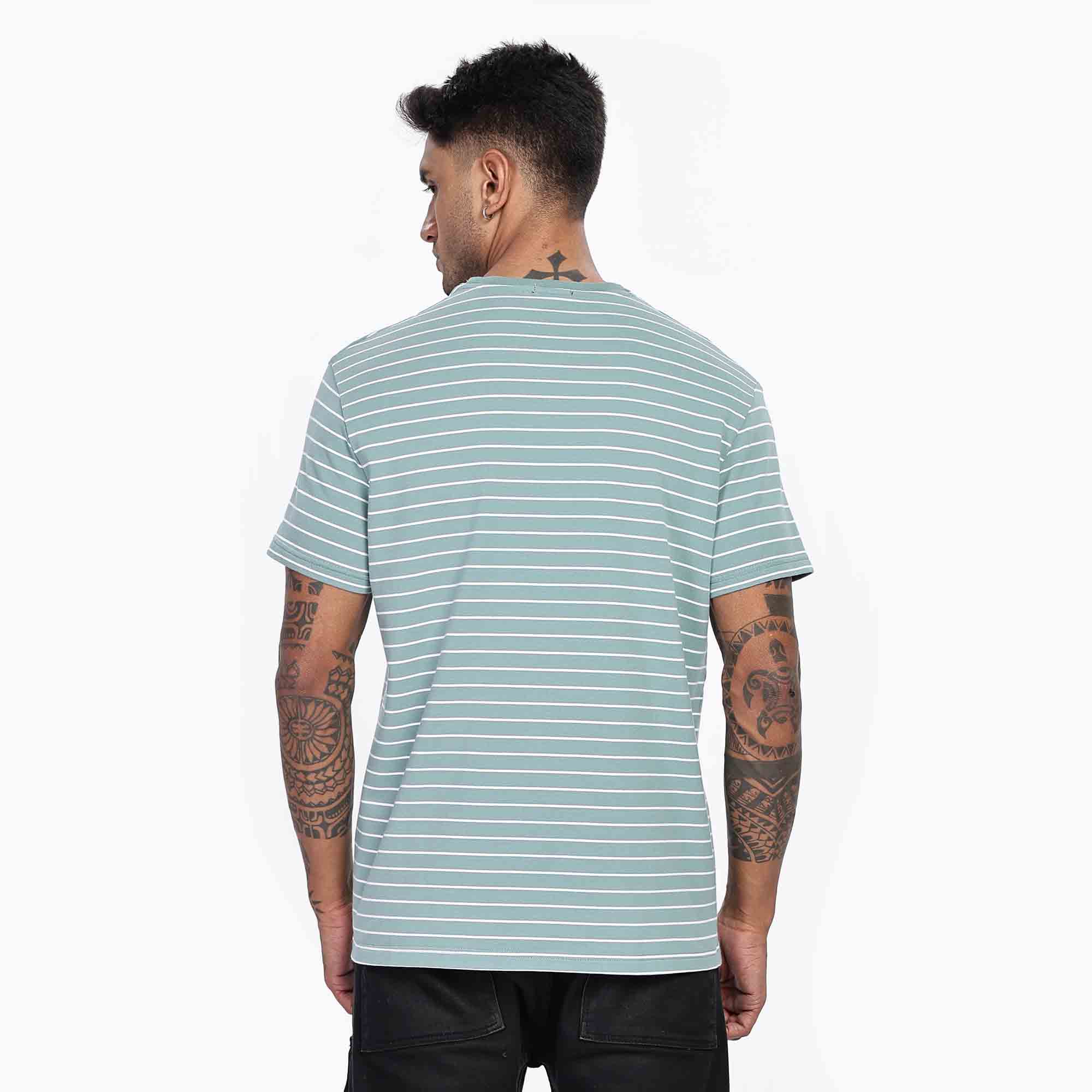 Classic Soft Stripe Crew Neck T-Shirt