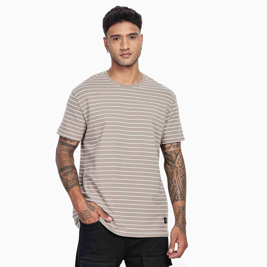 Classic Soft Stripe Crew Neck T-Shirt