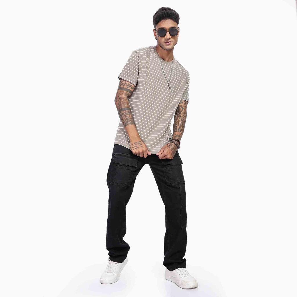 Classic Soft Stripe Crew Neck T-Shirt