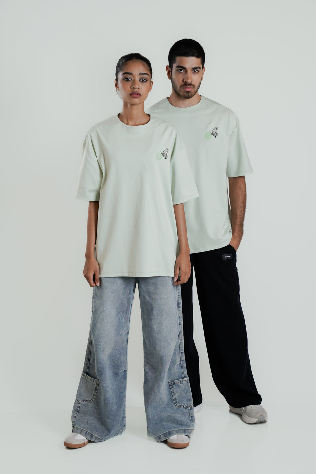 Green Veil Oversize Tee