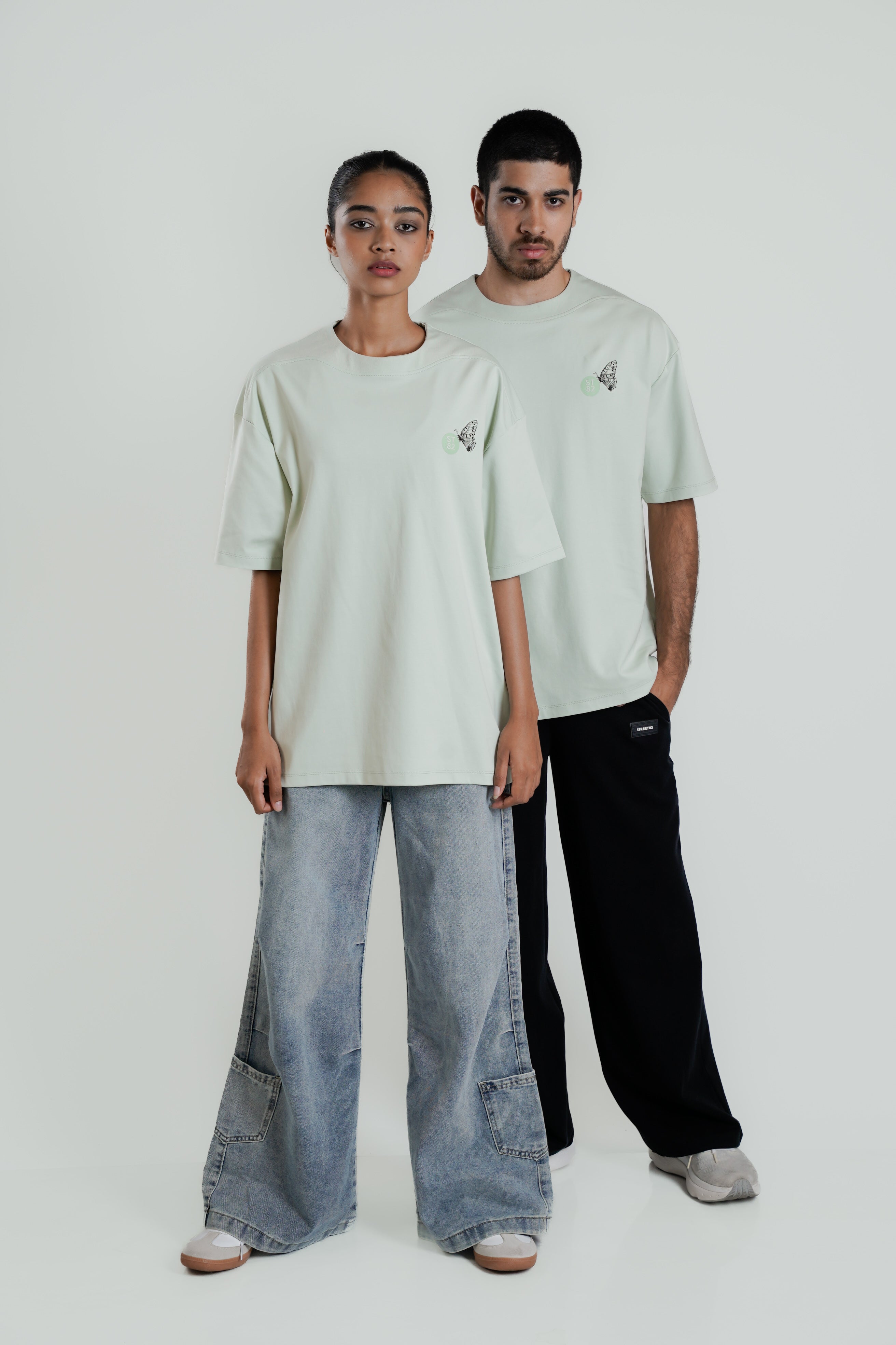 Green Veil Oversize Tee