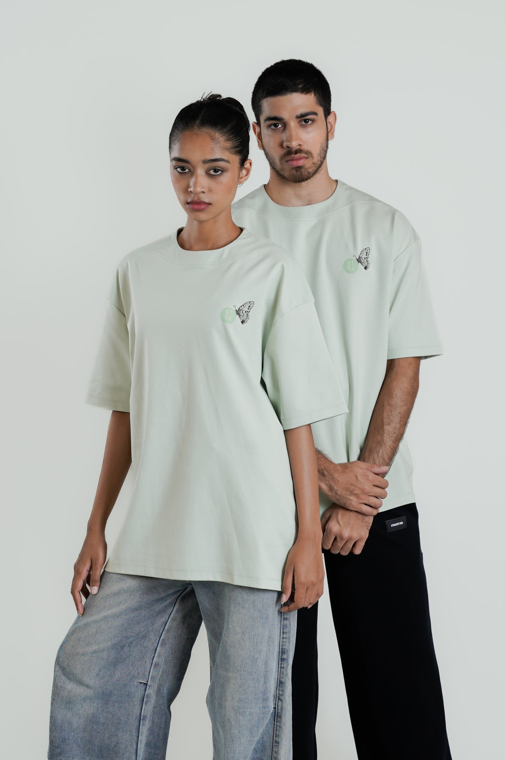 Green Veil Oversize Tee