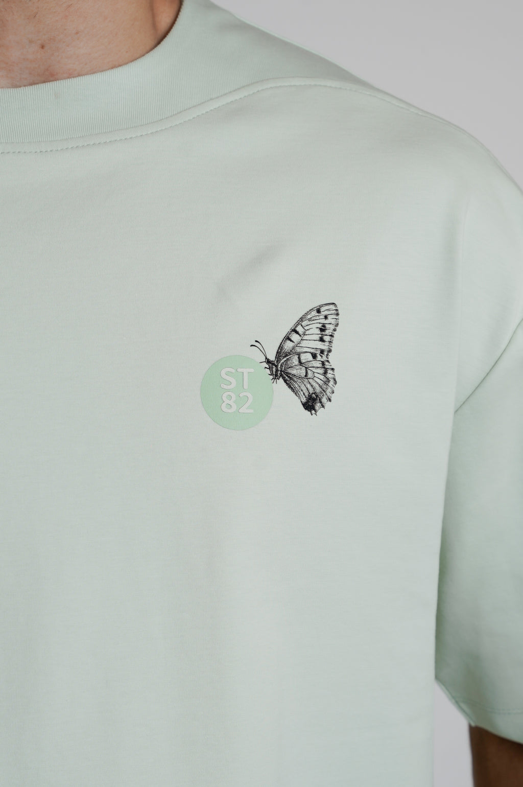 Green Veil Oversize Tee