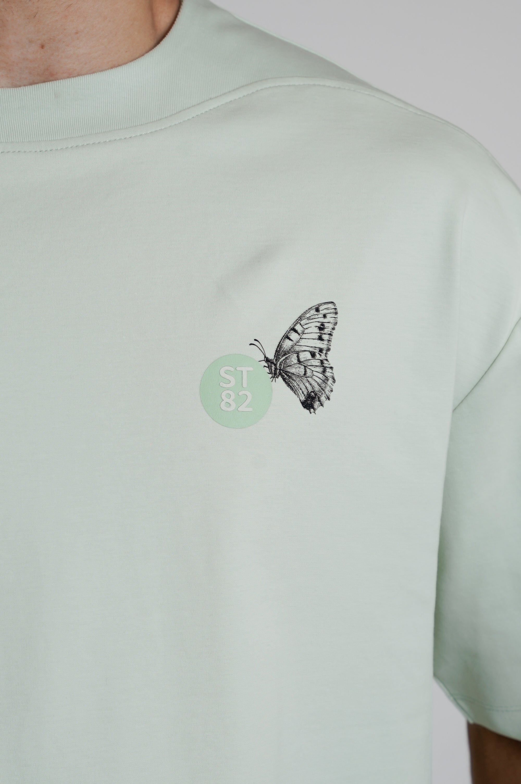 Green Veil Oversize Tee