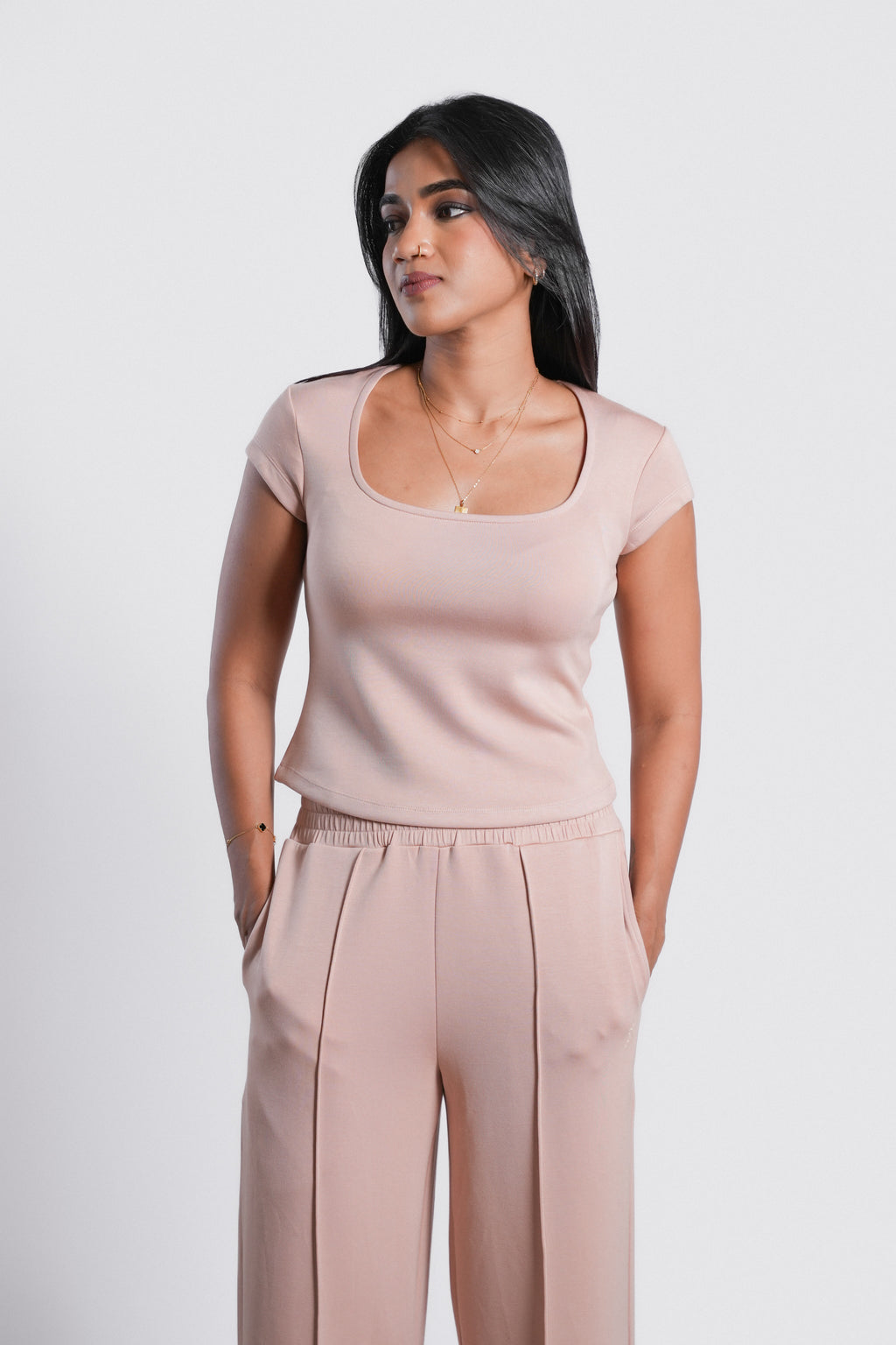 Serene Squre Neck Tee