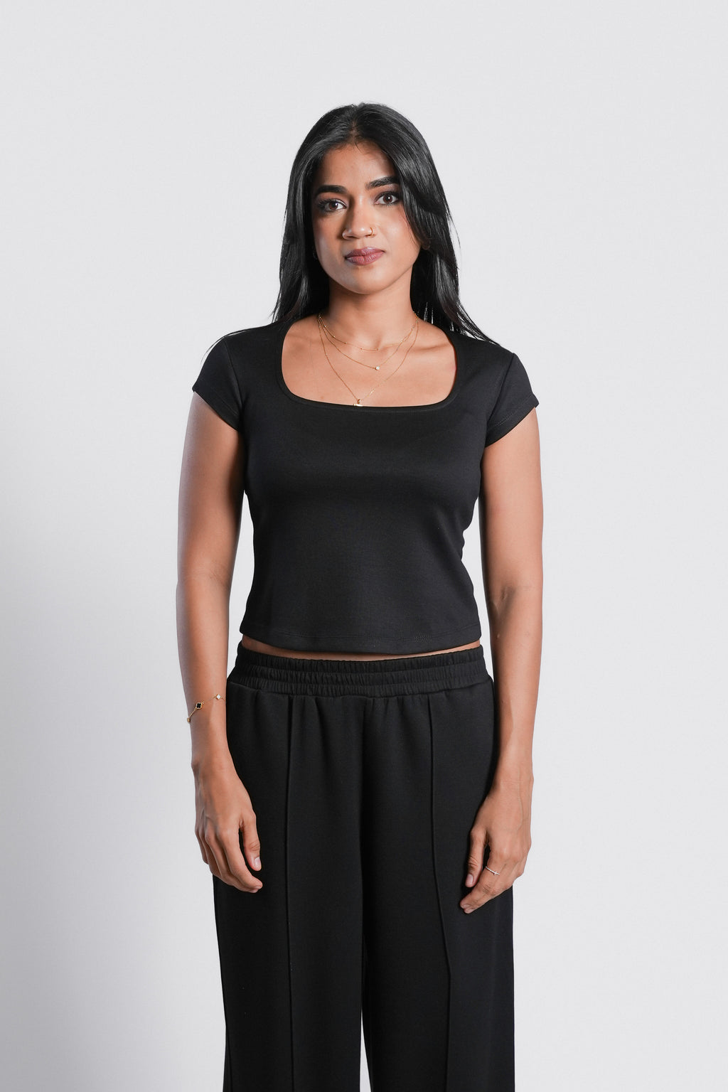 Serene Squre Neck Tee