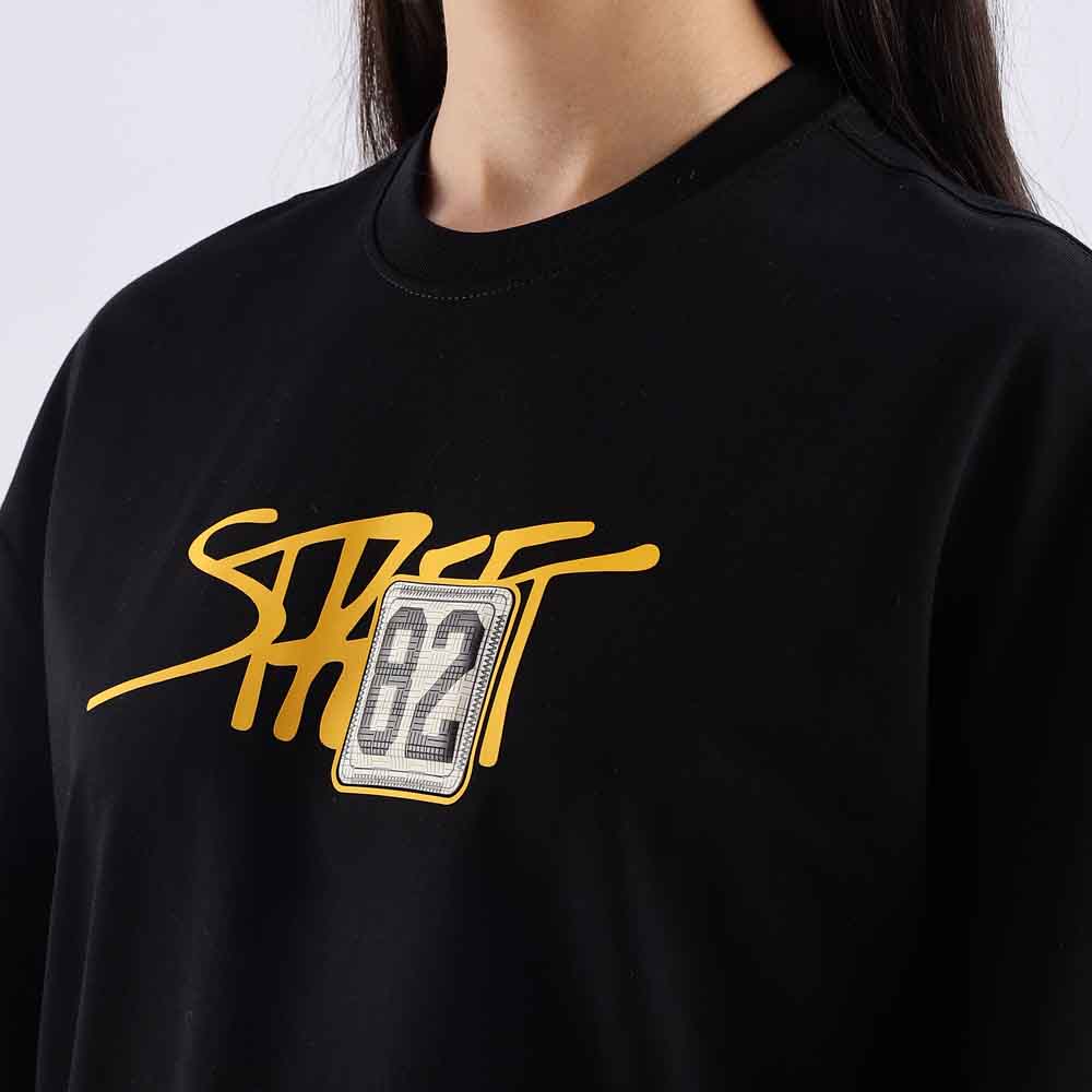 Unisex Zigzag oversized tee