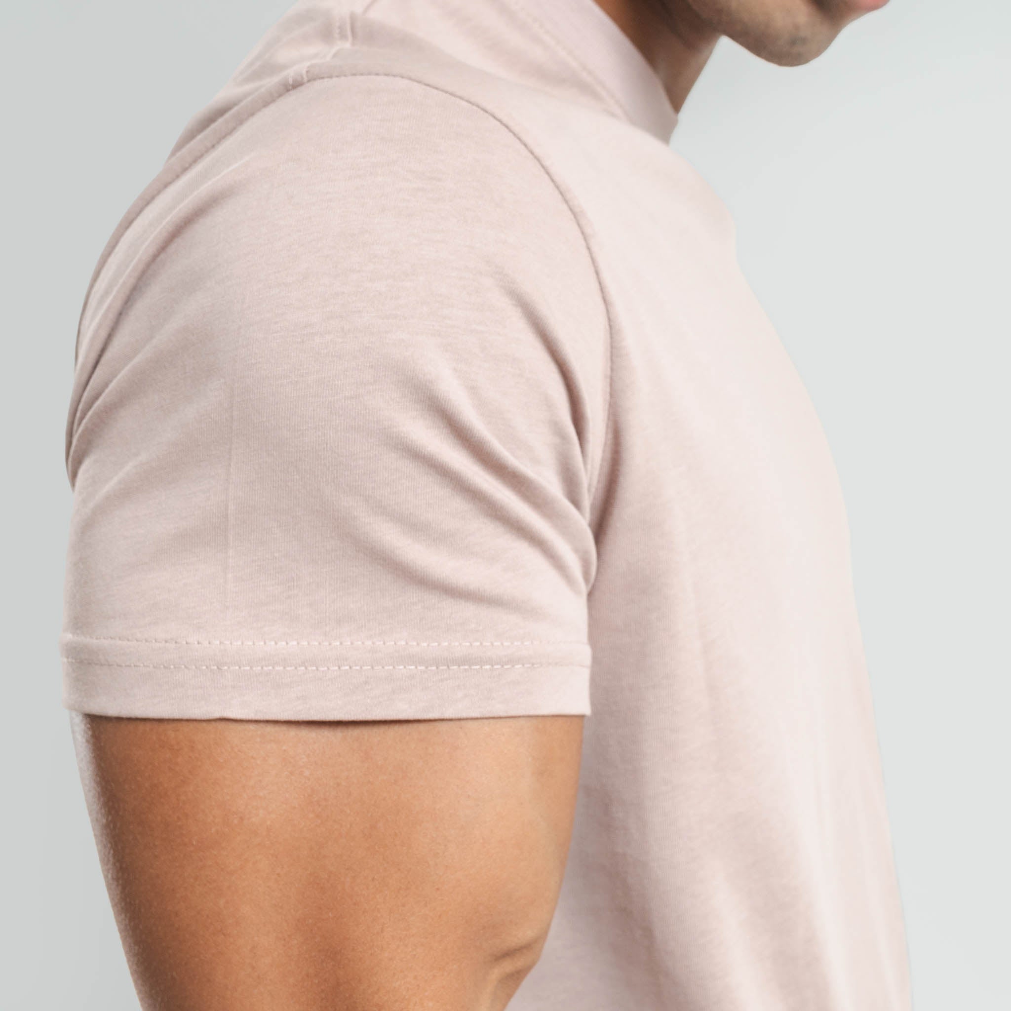 Plain Puce Purple crew neck essential t-shirt