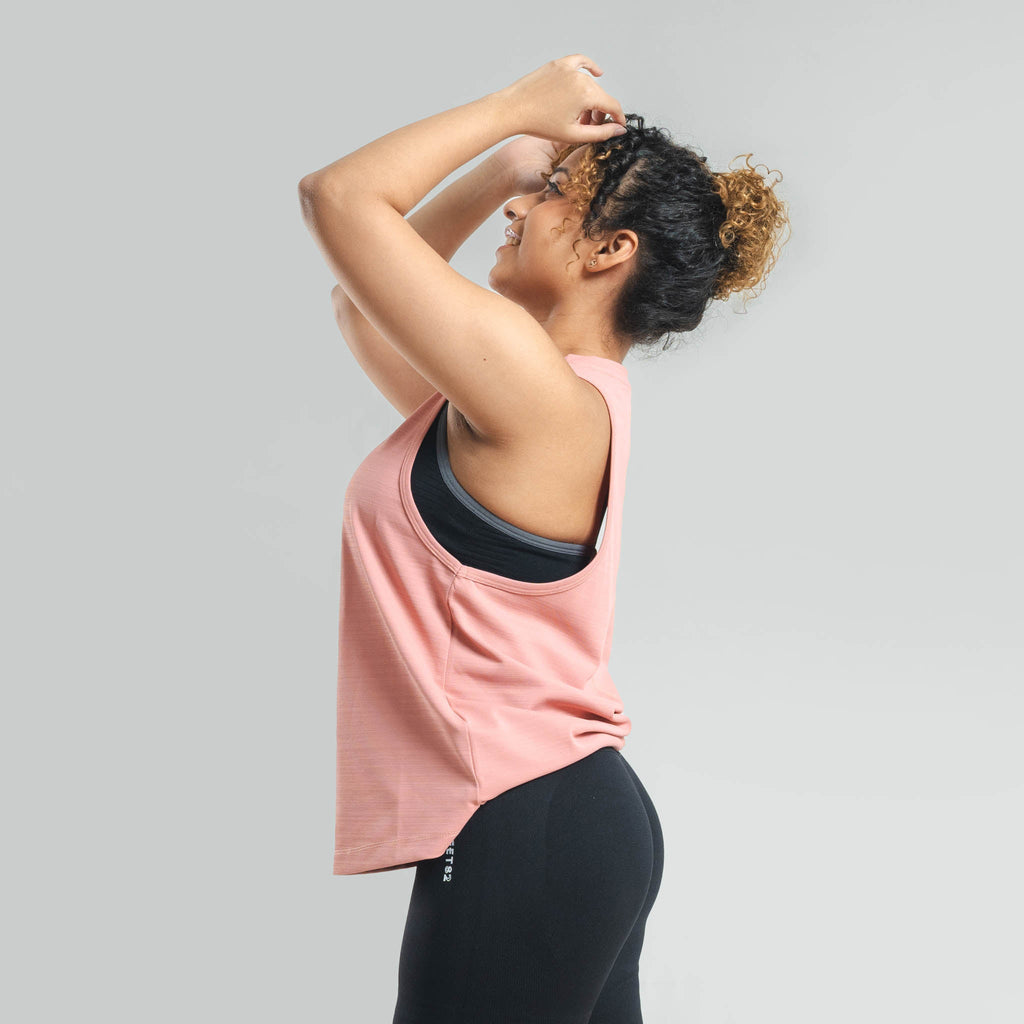 Tank Top with Back Seam Stitch