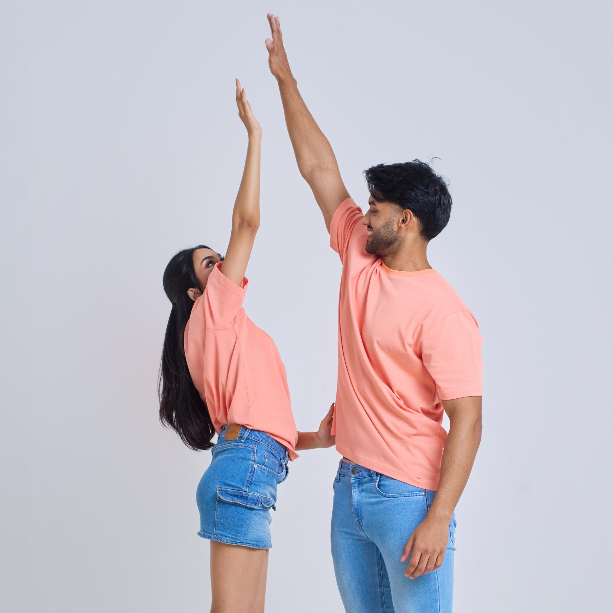 Plain Oversize - Coral Pink