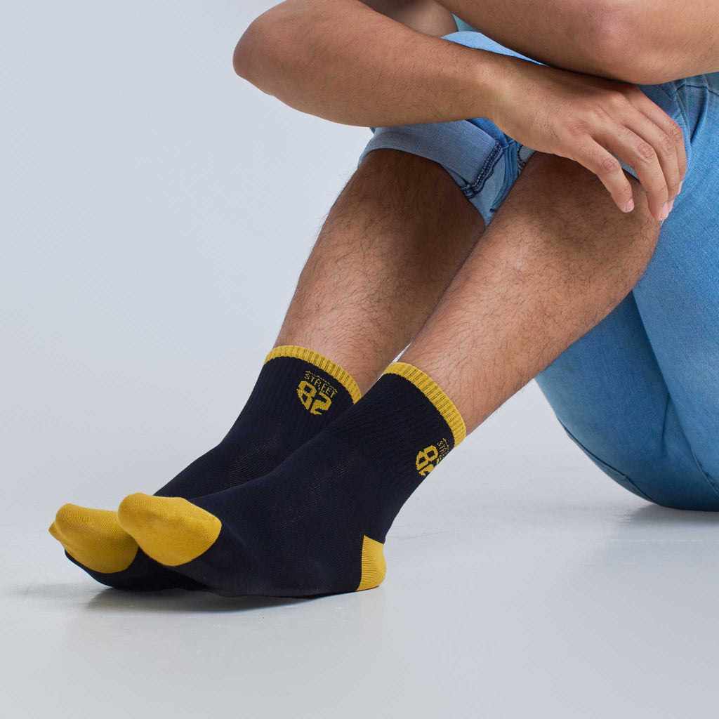 Cotton Fabric Free Size Ankle Length Casual & Formal Wear Unisex Socks