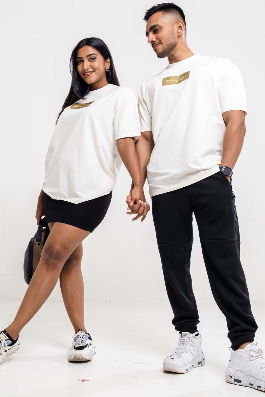 Oversize signature logo print