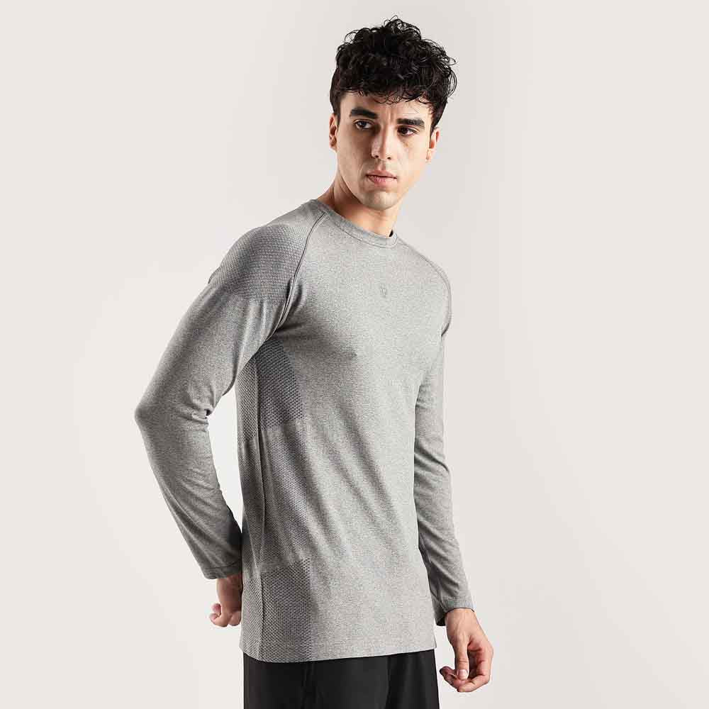 Hybrid long sleeve base layer