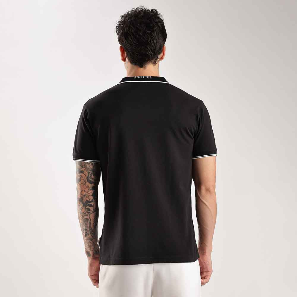 Slim Fit Polo Collar T- Shirt