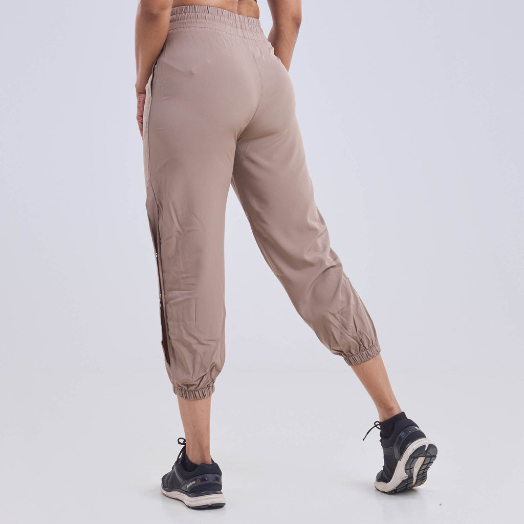 Ladies Jogger Pants with half side slit with buttons