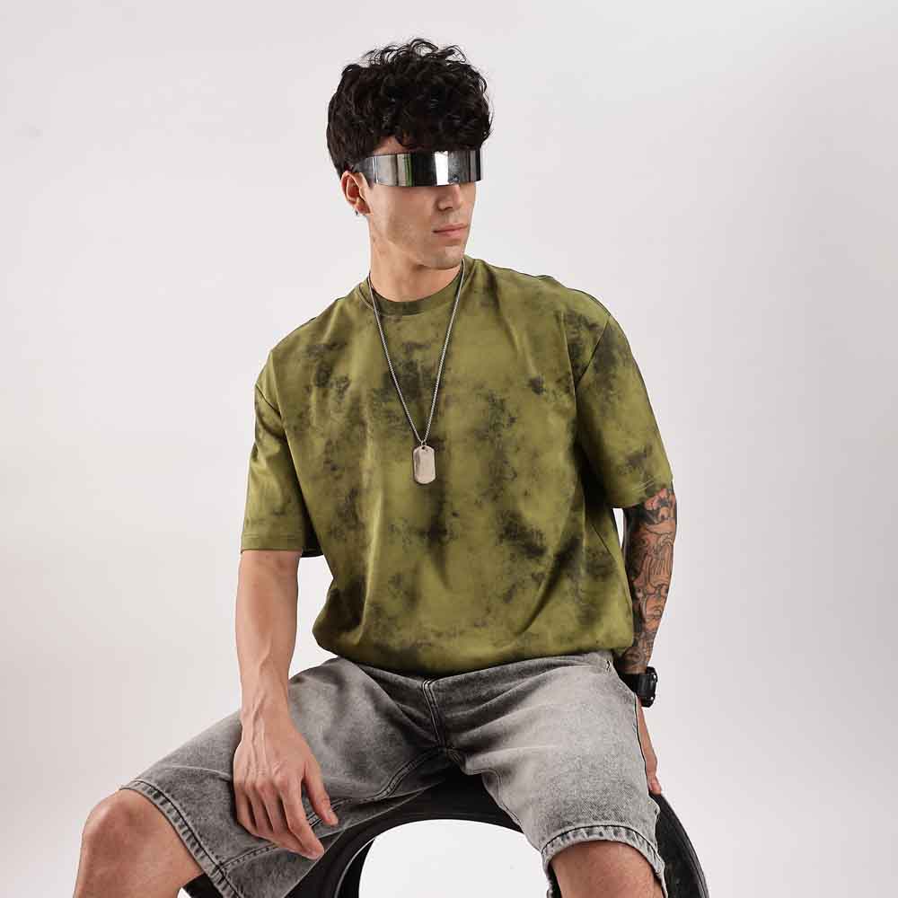 Unisex Smoked Oversized T-shirt