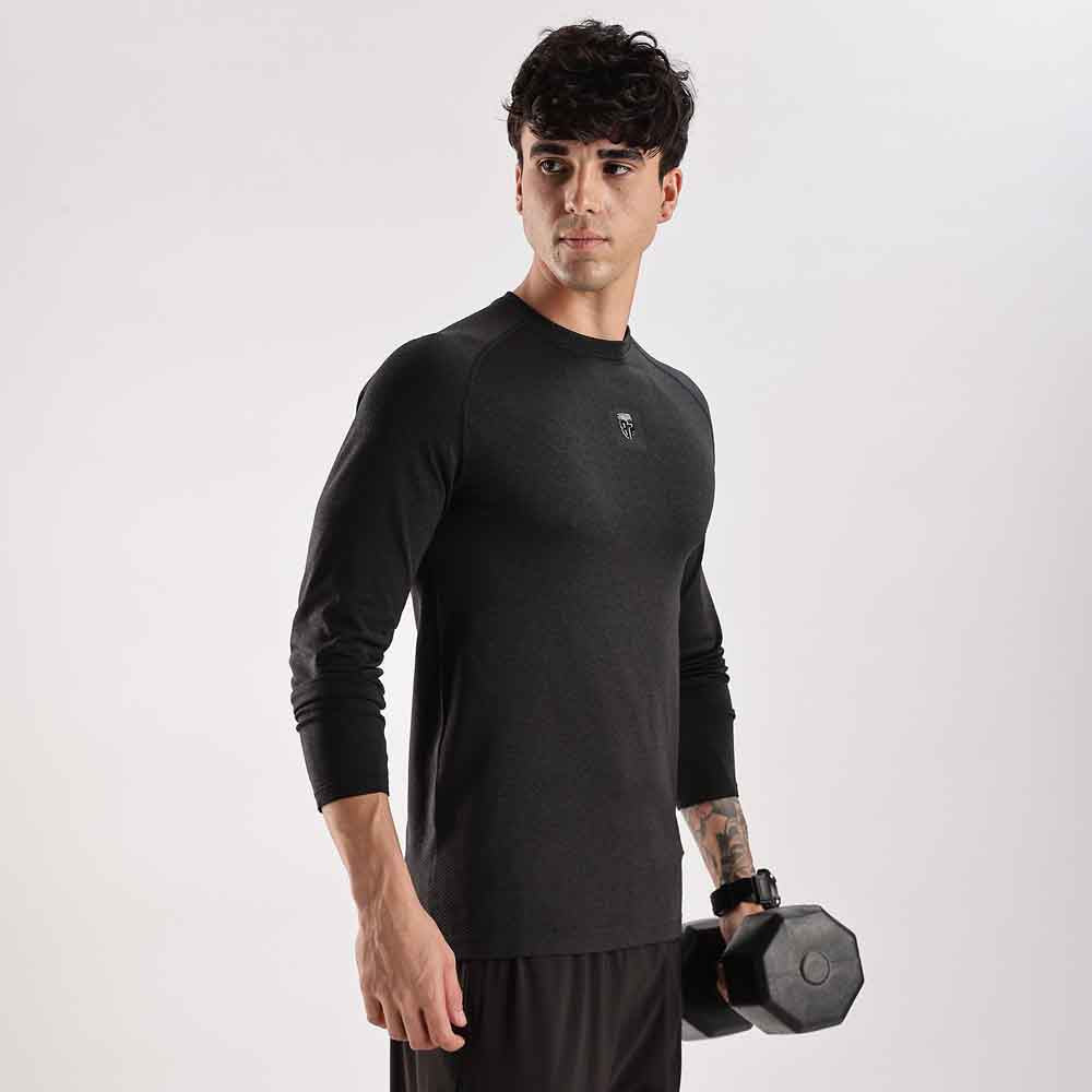 Hybrid long sleeve base layer