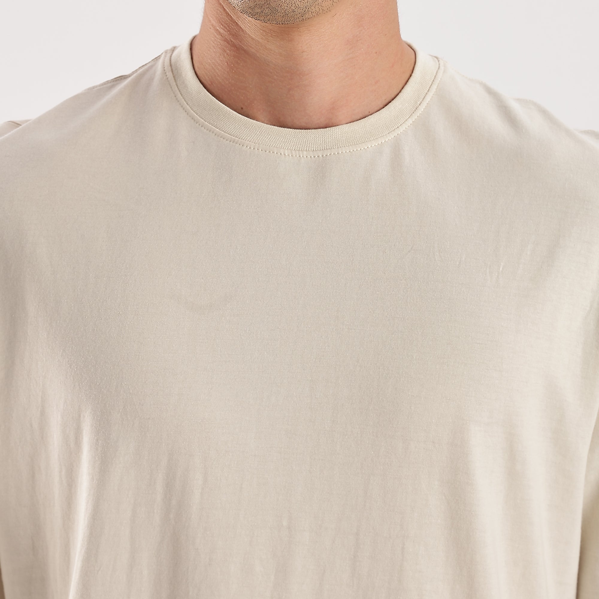 Unisex Rubber Print Embroidery Oversized T shirt